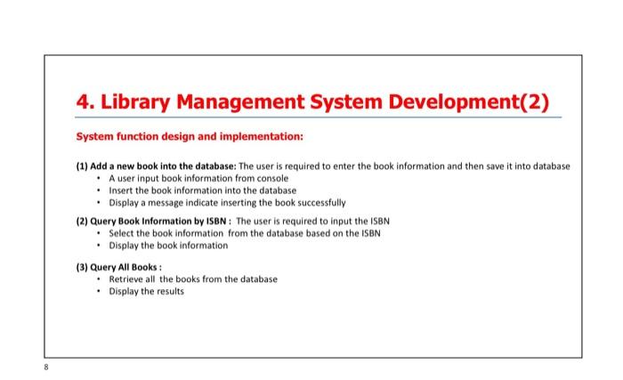 1. UNCP Library Management System v1.0 UNCP library | Chegg.com