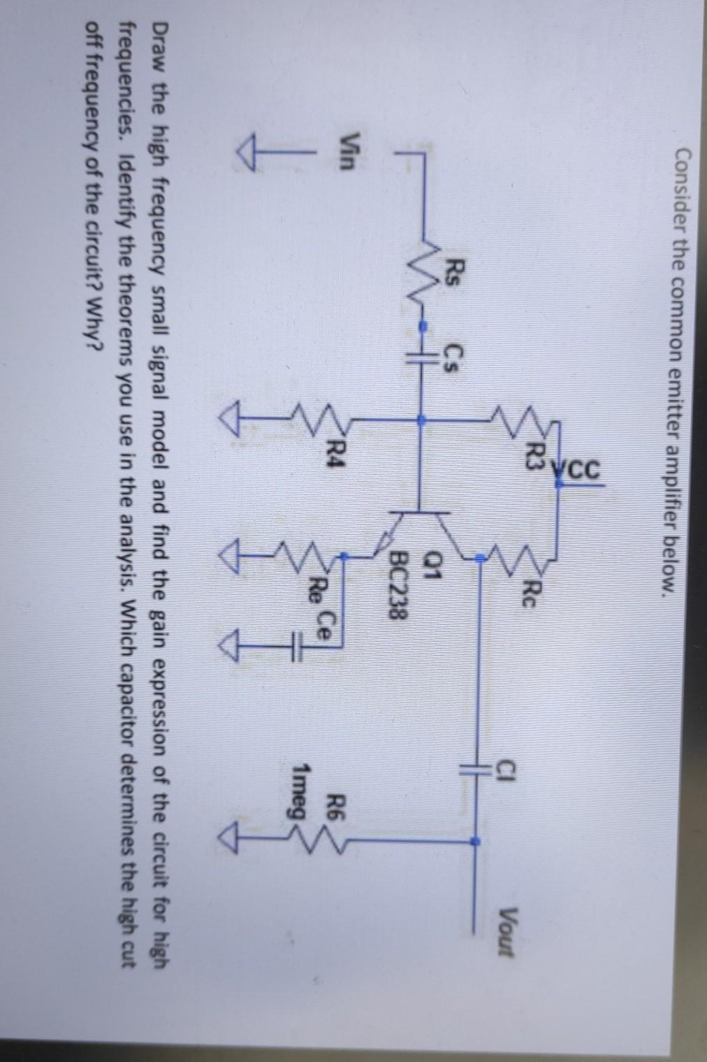 1. Design a common source amplifier with source | Chegg.com