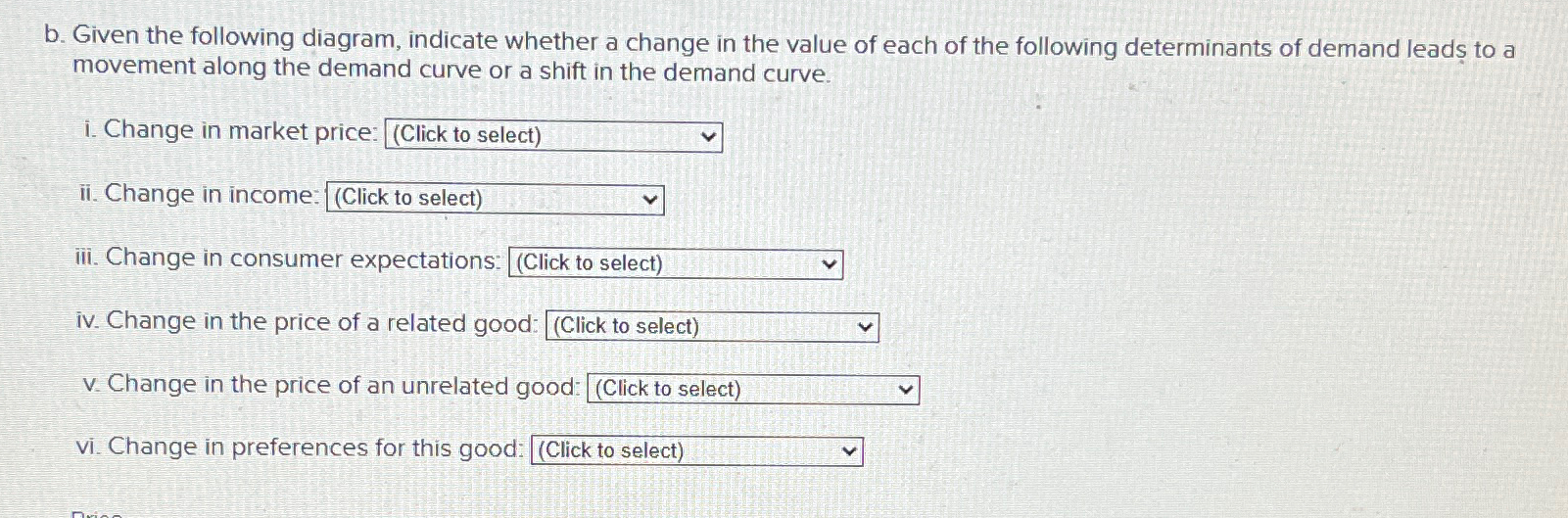 Solved B. ﻿Given The Following Diagram, Indicate Whether A | Chegg.com