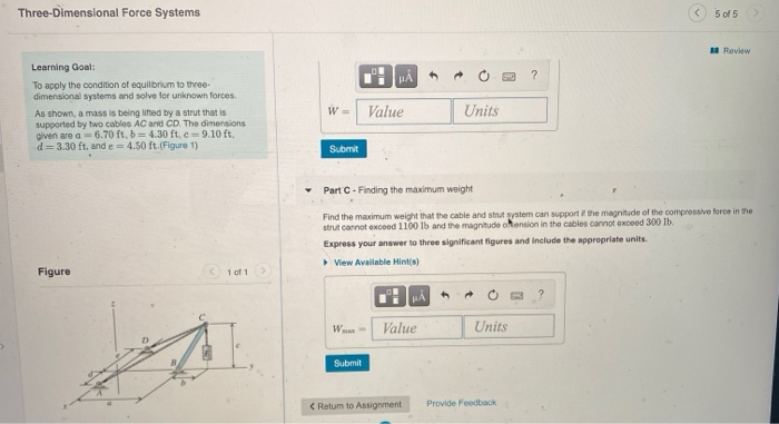 Solved Learning Goal: To apply the condition of equilibrium | Chegg.com