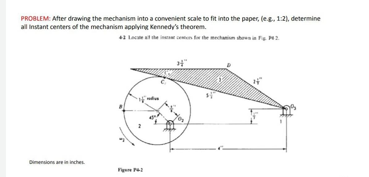 Solved PROBLEM: After drawing the mechanism into a | Chegg.com