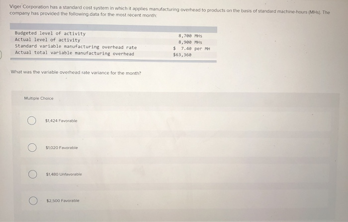 solved-viger-corporation-has-a-standard-cost-system-in-which-chegg