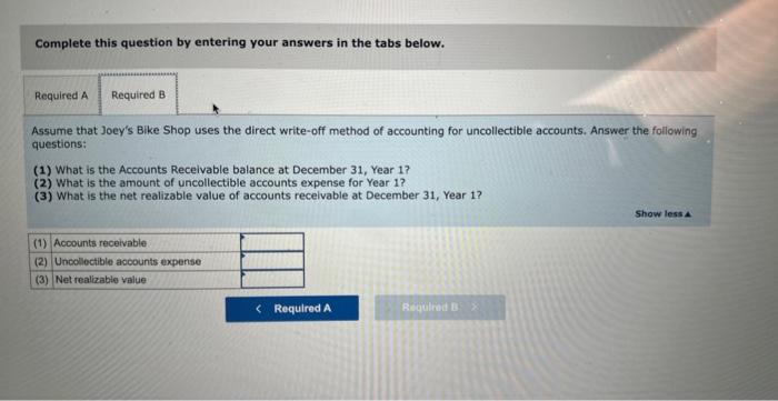 Solved Exercise 7-10A (Algo) Accounting For Uncollectible | Chegg.com