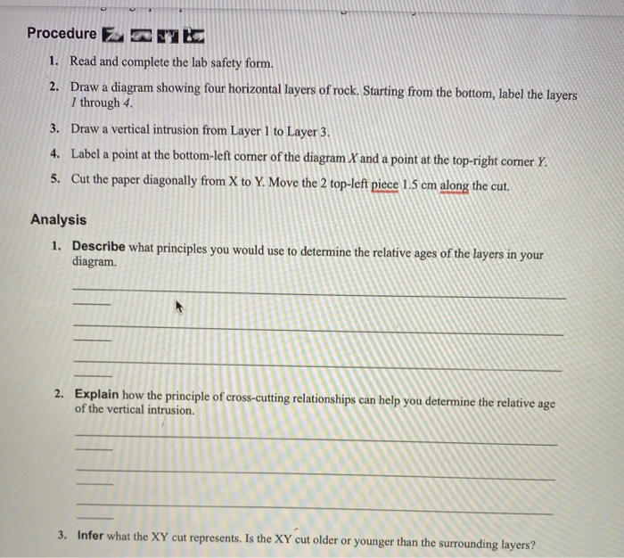 Solved Procedure UE 1. Read and complete the lab safety | Chegg.com