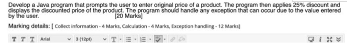 Solved Develop a Java program that prompts the user to enter | Chegg.com