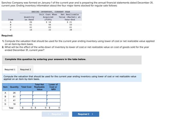 Solved Enter the missing dollar amounts for the income | Chegg.com