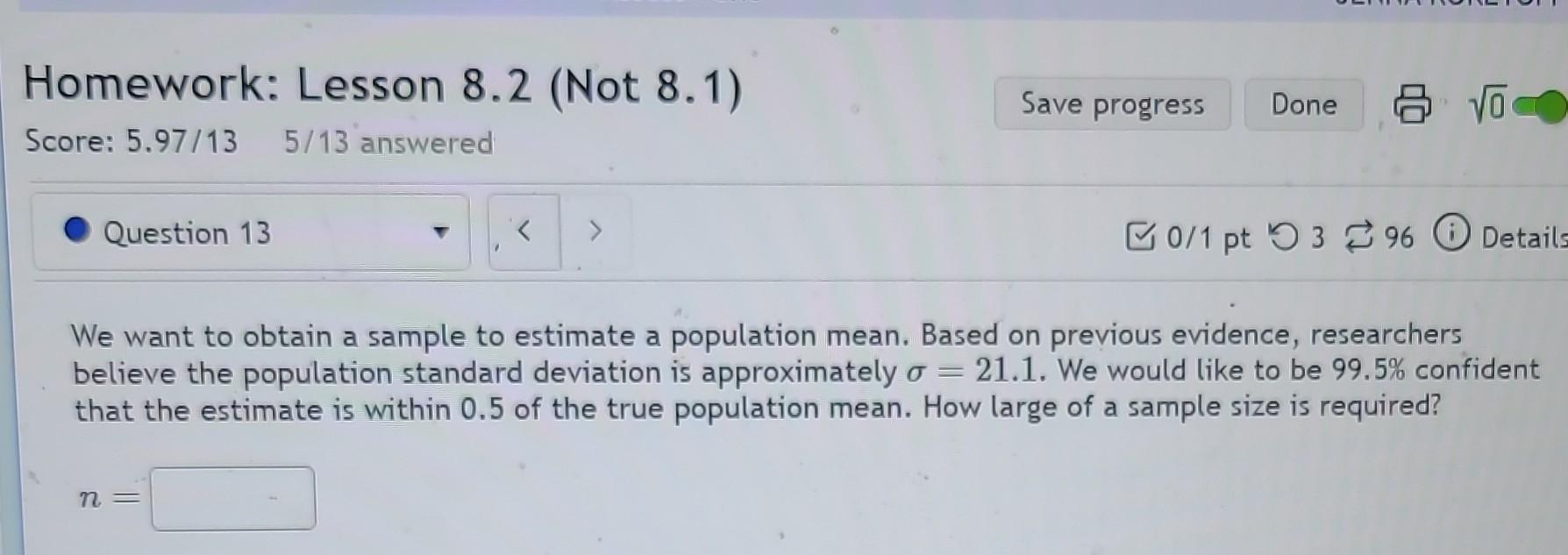 Solved We want to obtain a sample to estimate a population | Chegg.com