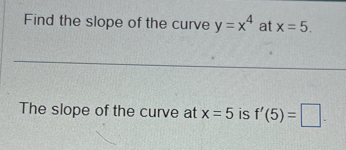 find the slope of the line y 1 4 5 x 4