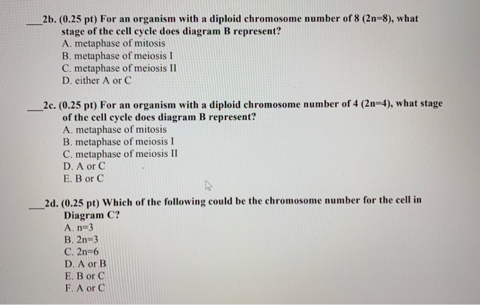 Solved Use the diagrams below to answer questions 2a-2d. | Chegg.com