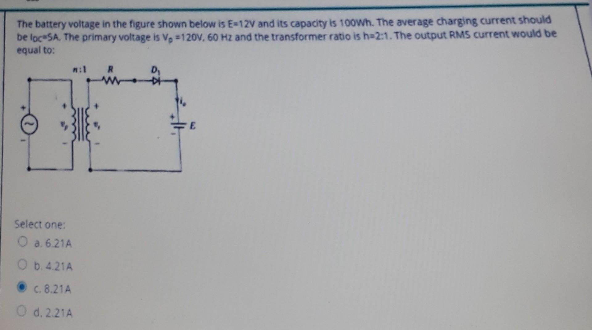 Solved 18 d ut of A Capacitor filter is used at the output | Chegg.com