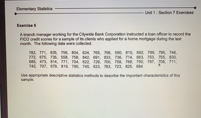 unit data & statistics homework 7