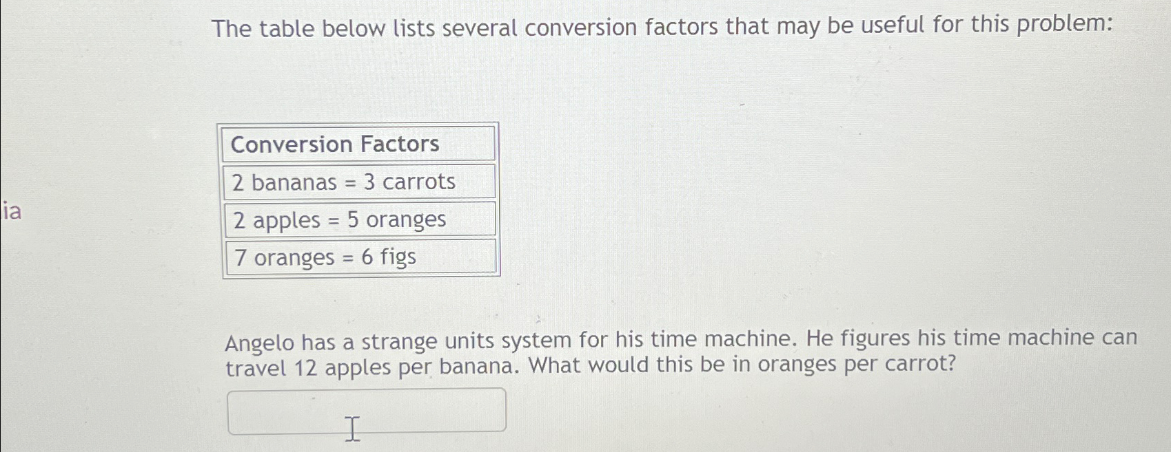 Solved The table below lists several conversion factors that | Chegg.com