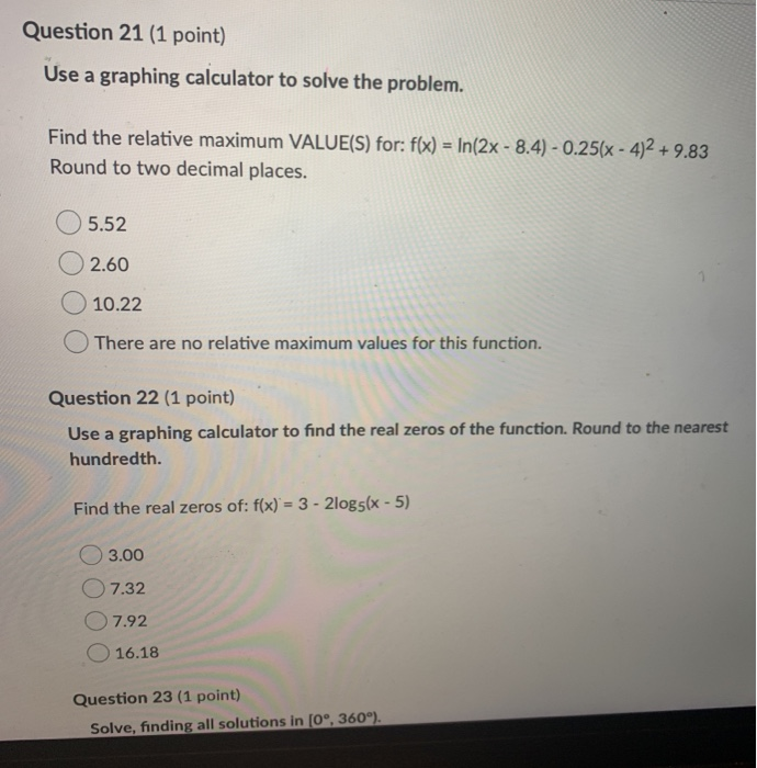 Solved Question 20 (1 Point) Find The Magnitude Of The | Chegg.com