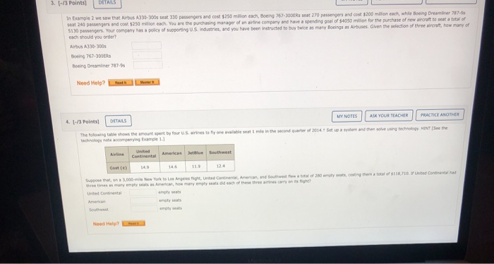 Solved 3. (-/3 Points DETAILS In Example 2 we saw that | Chegg.com