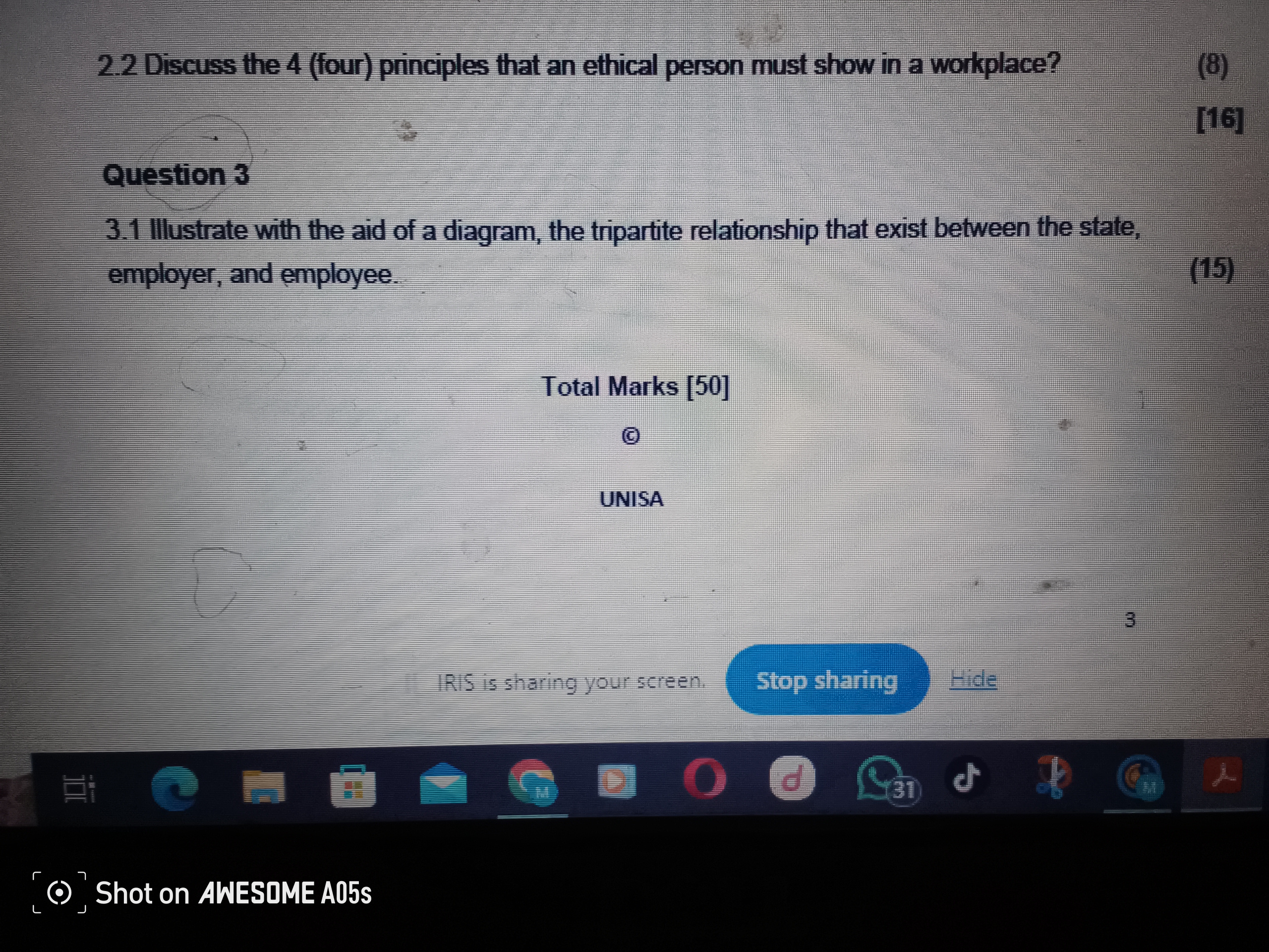 Solved 2.2 ﻿Discuss the 4 (four) ﻿principles that an ethical | Chegg.com