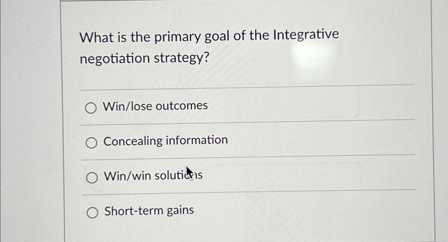 Solved What is the primary goal of the Integrative | Chegg.com