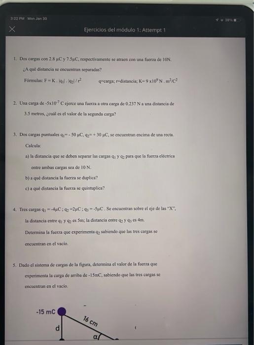 2qué distancis se encuentran keguradas? Formulas \( \mathrm{F}=\mathrm{K} \cdot\left|q_{1}\right| \cdot|q 2| / \mathrm{r}^{2}