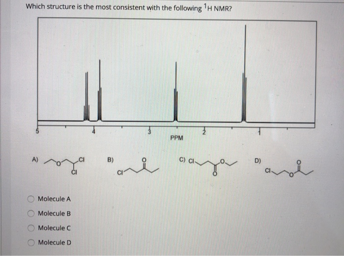 Solved Which structure is the most consistent with the | Chegg.com