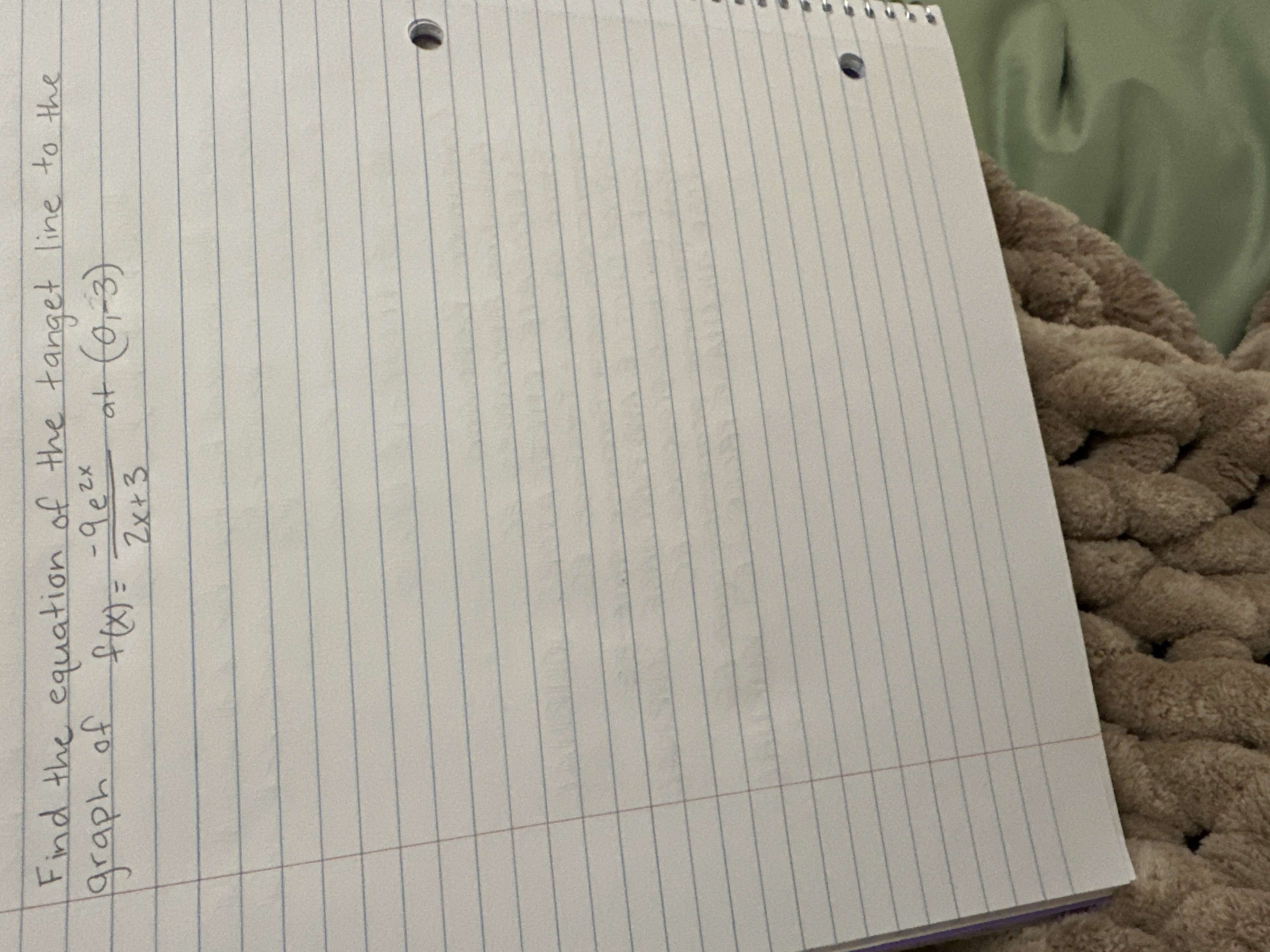 Solved Find the equation of the tanget line to thegraph of | Chegg.com