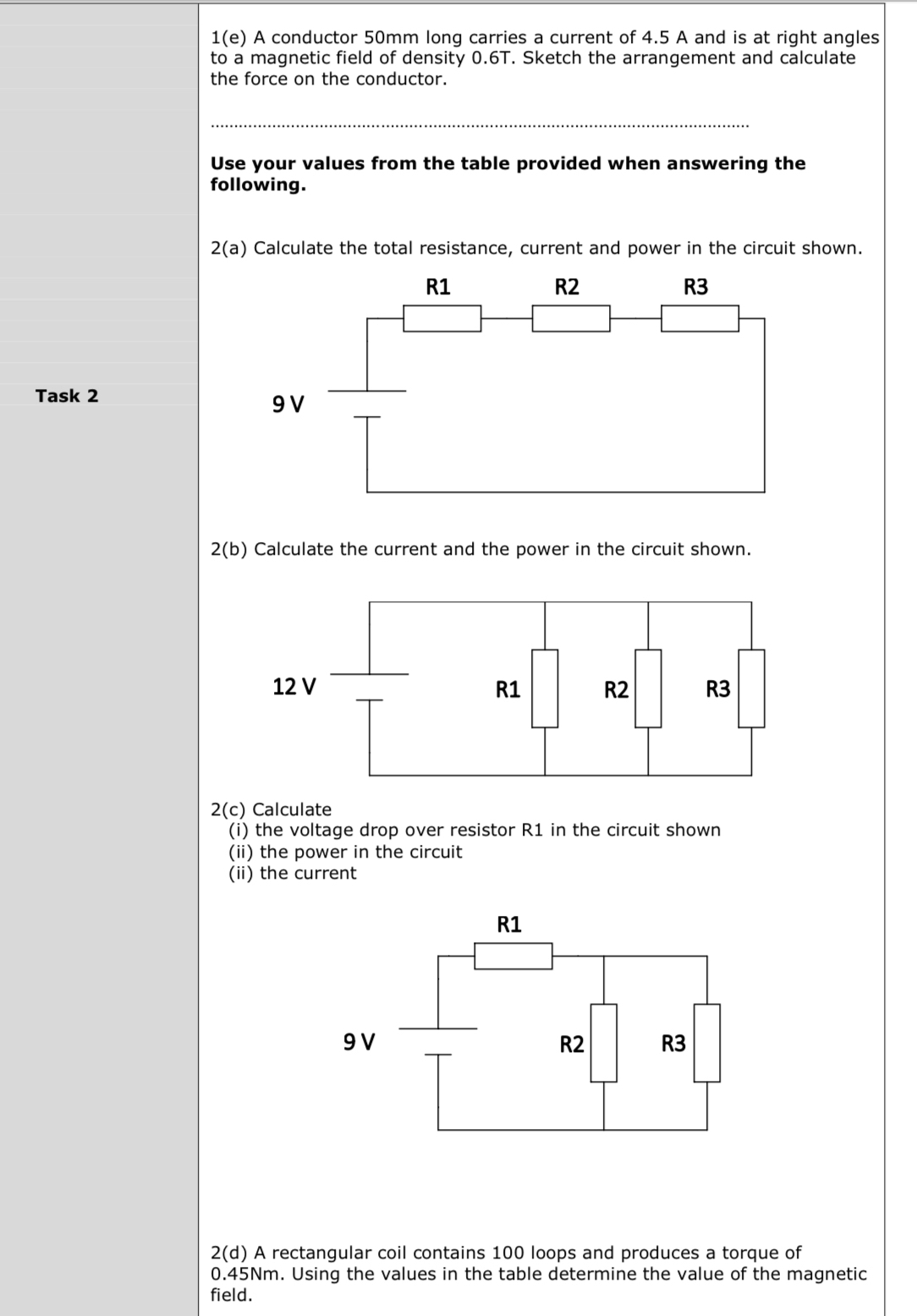 Solved 2(a)R1=1.2k ohmR2=470 ﻿ohmR3=680 ﻿ohm2(b)R1=680 | Chegg.com