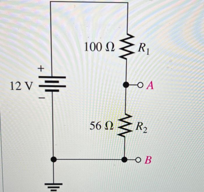 Solved Find The Voltage At Node A With Respect To Node B In | Chegg.com