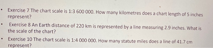Solved Exercise 7 The Chart Scale Is 1 3 600 000 How M Chegg Com
