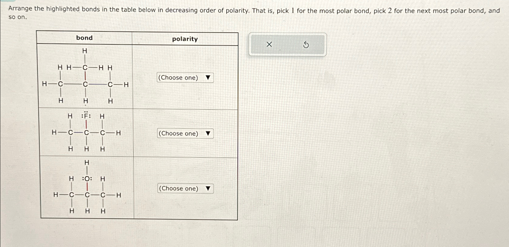 How To Know The Order Of Polarity