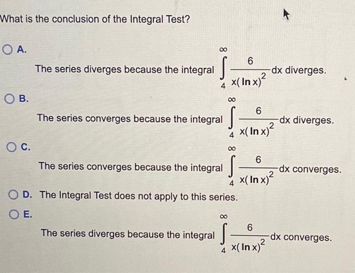 Solved Use the Integral Test to determine whether the | Chegg.com