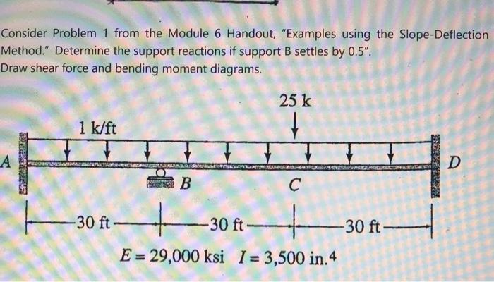 Solved Consider Problem 1 from the Module 6 Handout, | Chegg.com