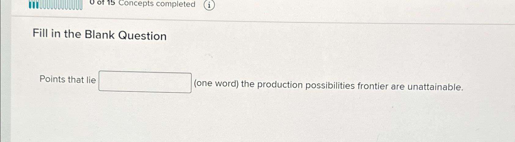 Solved Fill in the Blank QuestionPoints that lie (one word) | Chegg.com