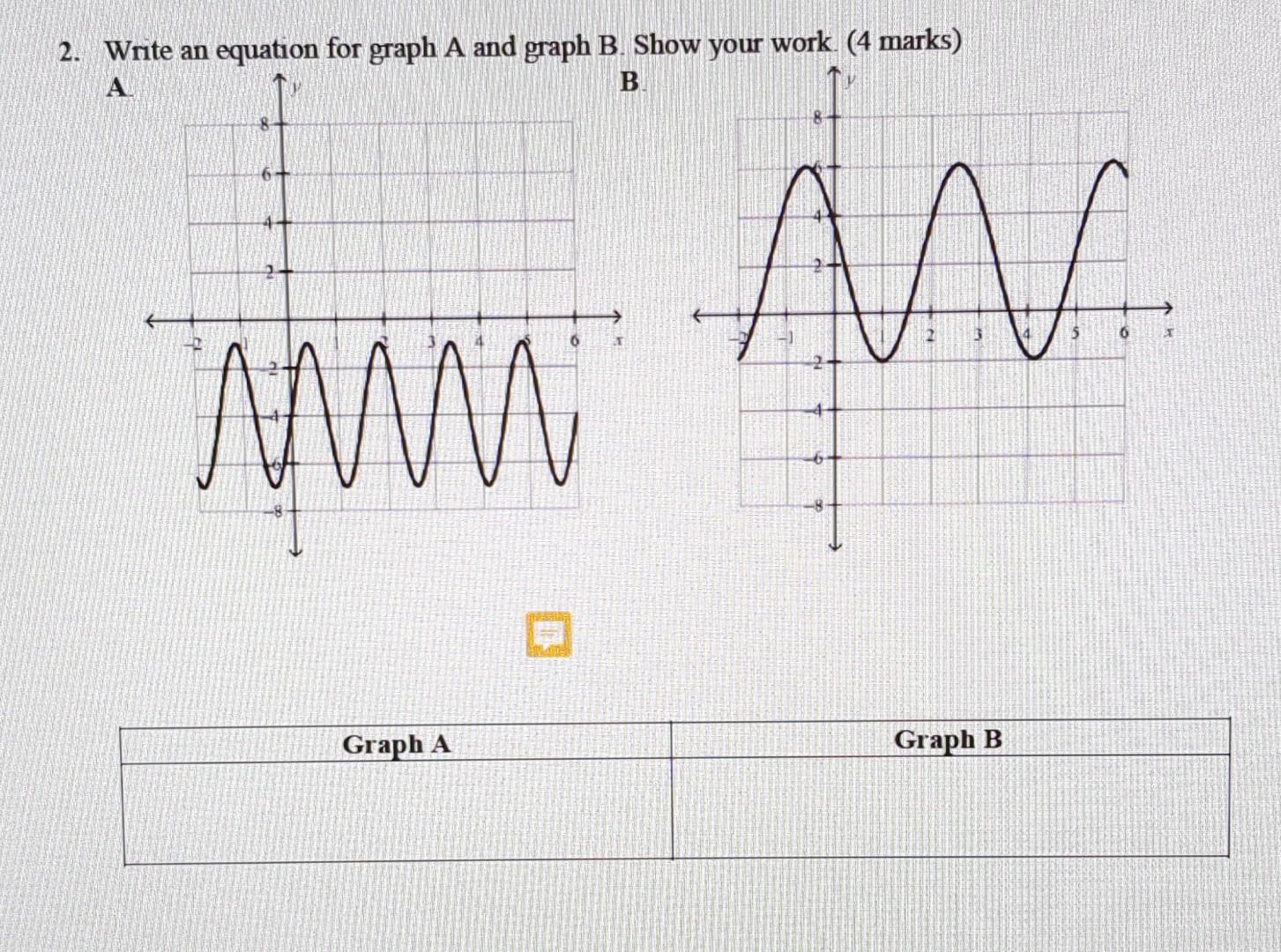 Solved Write An Equation For Graph A And Graph B Show Your Chegg Solved Write An Equation For Graph A And Graph B Show Your Chegg
