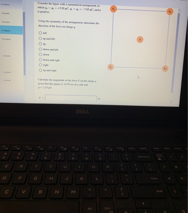 Solved Progress Consider the figure with a symmetrical | Chegg.com
