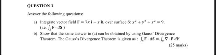 Solved QUESTION 3 Answer the following questions: a) | Chegg.com