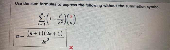 Solved Find the value of the sum. (2 + 2) 1 = 5 Use the | Chegg.com