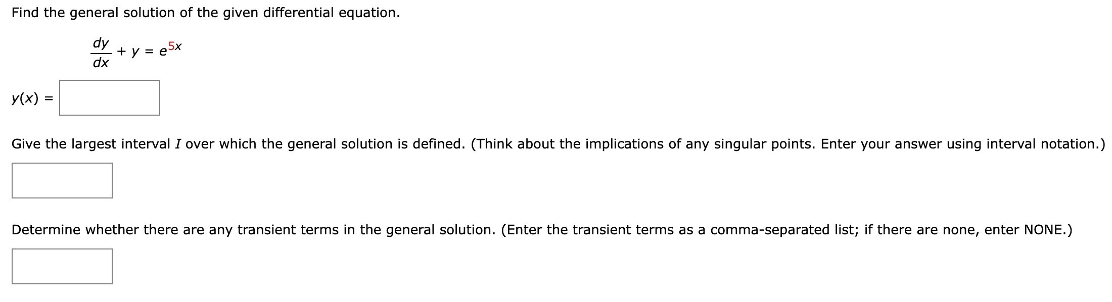 Solved Find The General Solution Of The Given Differential