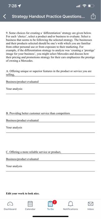 Solved 7:27 1 Strategy Handout Practice Questions... 5. | Chegg.com