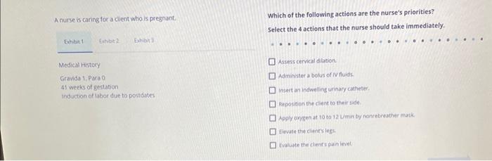 Solved Which of the following actions are the nurse's | Chegg.com