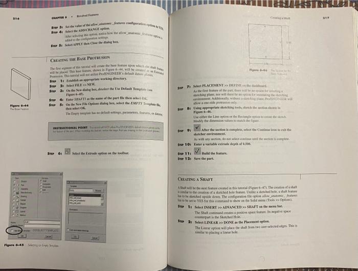 Solved USE PRO E SOFTWARE TO Sketch it and attached | Chegg.com