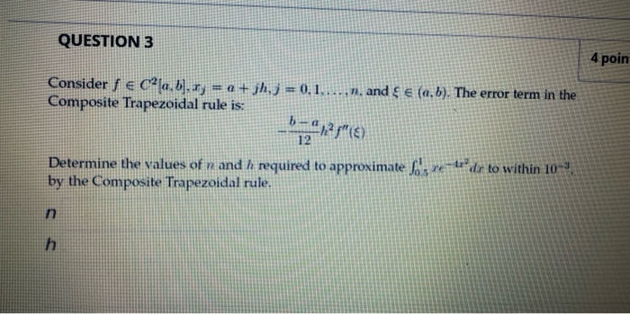 Question 3 4 Poin Consider F Cla B R A Jh J Chegg Com