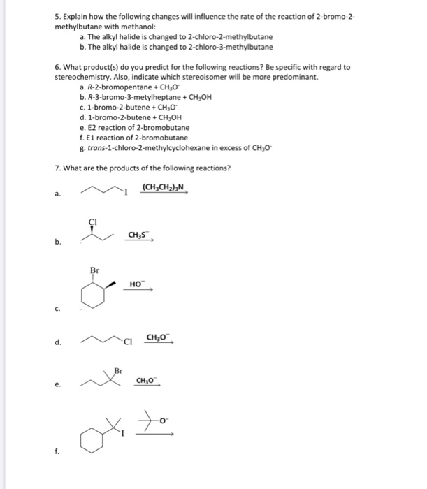 Solved 5. Explain how the following changes will influence | Chegg.com