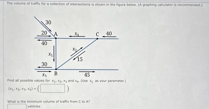 Solved The volume of traffic for a collection of | Chegg.com