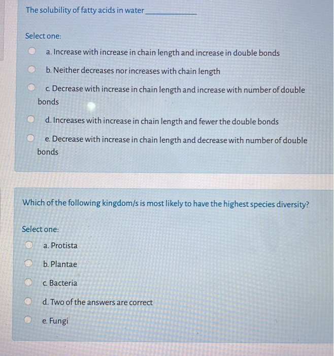 solved-the-solubility-of-fatty-acids-in-water-select-one-a-chegg