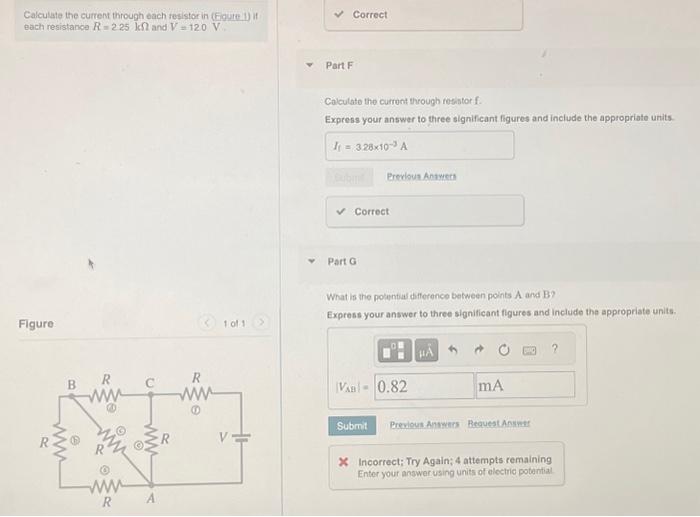 Solved Calculate the current through each resistor in | Chegg.com