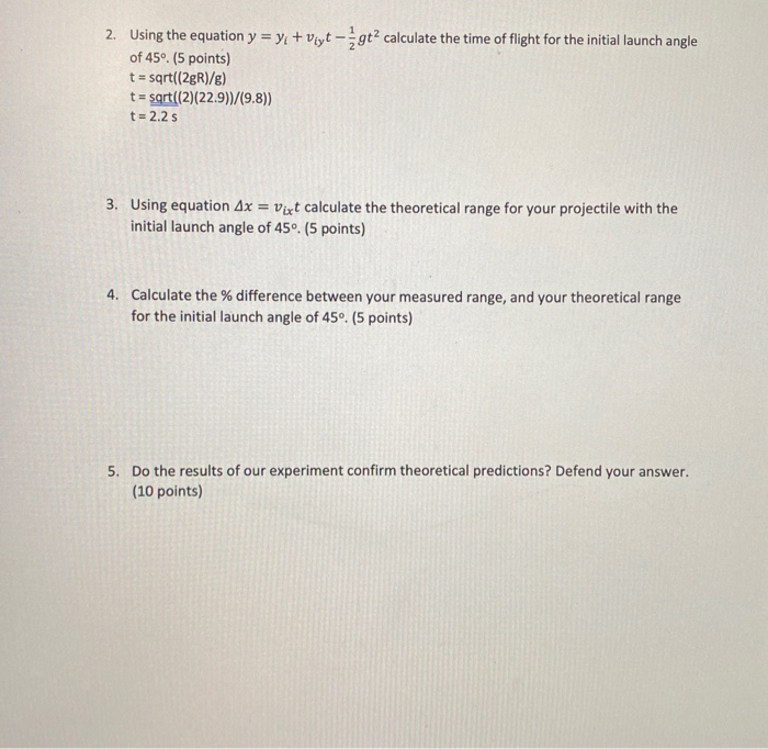 Solved Table 1: Even Plane Height (y = 0) (20 points) 25°