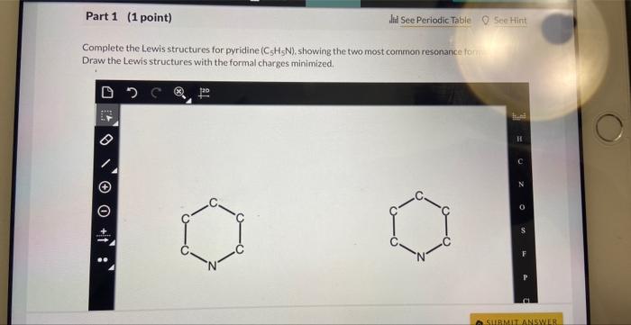 pyridine resonance structures