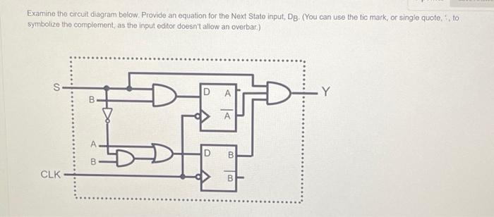 Solved Examine the circuit diagram below. Provide an | Chegg.com