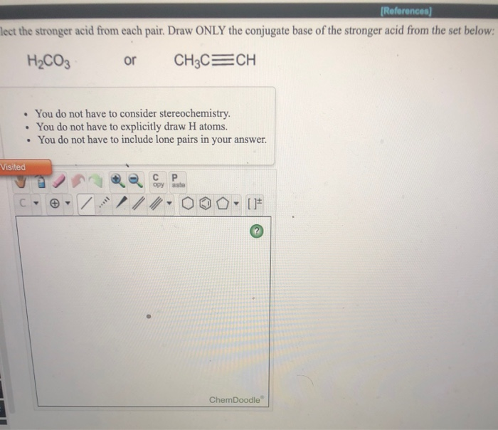 Solved (References) Lect The Stronger Acid From Each Pair. | Chegg.com