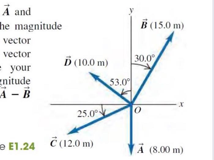 Solved 1 27 Compute The X And Y Components Of The Vector Chegg Com