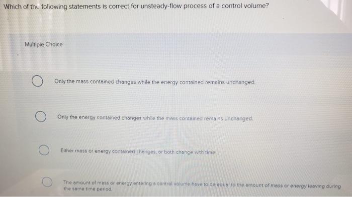 Solved Which of the following statements is correct for | Chegg.com
