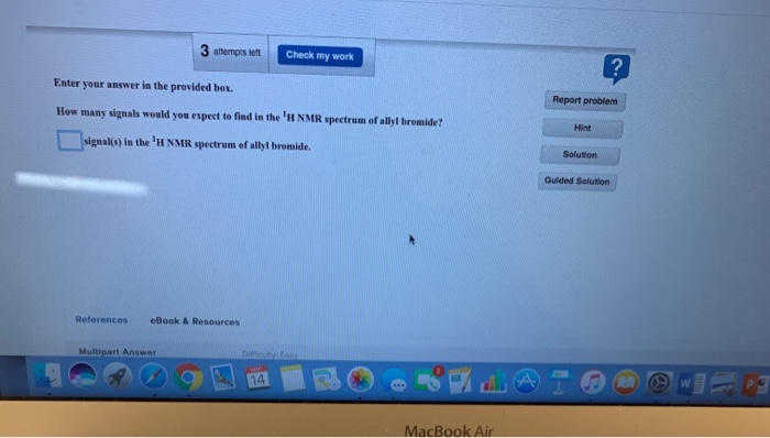 Solved 3 attempts left Check my work Be sure to answer all | Chegg.com